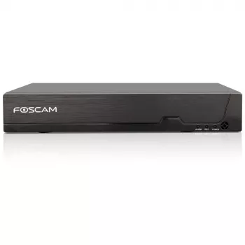 Gravador de vídeo em rede FOSCAM FN9108HE 8 canais 5MP POE NVR preto