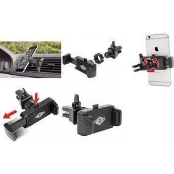 Suporte para smartphone WEDO Clip-it 6006101 — mola ajustável, preto