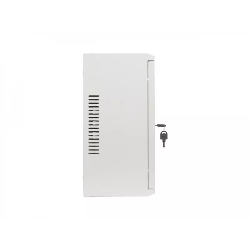 Armário rack 19 polegadas Lanberg 4U+3U 540x200mm, perfil baixo, montagem na parede, cinzento