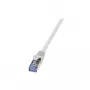 Cabo de rede LogiLink CQ3102S RJ-45 Cat6a 15 m cinzento