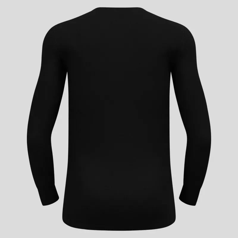 T-shirt Odlo BL TOP decote redondo manga comprida ACTIVE WARM ECO homem, tamanho M, preto