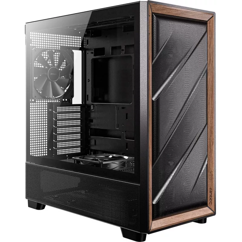 Antec 0-761345-10133-2 Caixa de computador Midi Tower preto madeira
