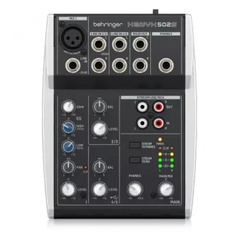 Misturador de áudio analógico Behringer XENYX 502S