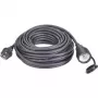 Cabo de extensão Renkforce 1384363 com ficha Schuko 16 A e conector fêmea Schuko