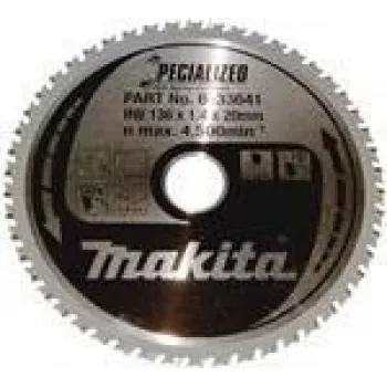 Makita Specialized - Lâmina de serra circular - para metal - 136 mm - 50 dentes (B-33641)