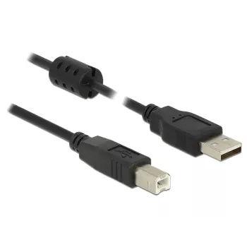 Cabo USB DeLOCK 2 m USB 2.0-A USB 2.0-B preto
