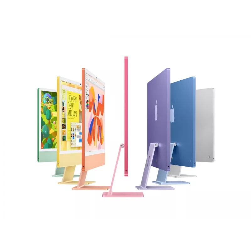 iMac 24 polegadas: M4 10/10, 24GB, 512GB SSD – prateado
