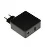 Fonte de alimentação para portátil IBOX IUZ65WA, AC/DC automático 100–240V → 18,5–20,5V, 65W, 1×USB, preto