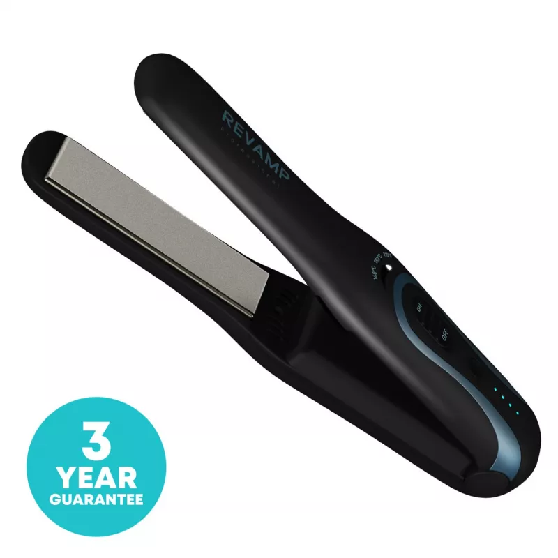 Ferro de alisar cabelo Revamp ST-1750-EU2 sem fios compacto cerâmica, placas cerâmicas compactas sem fios