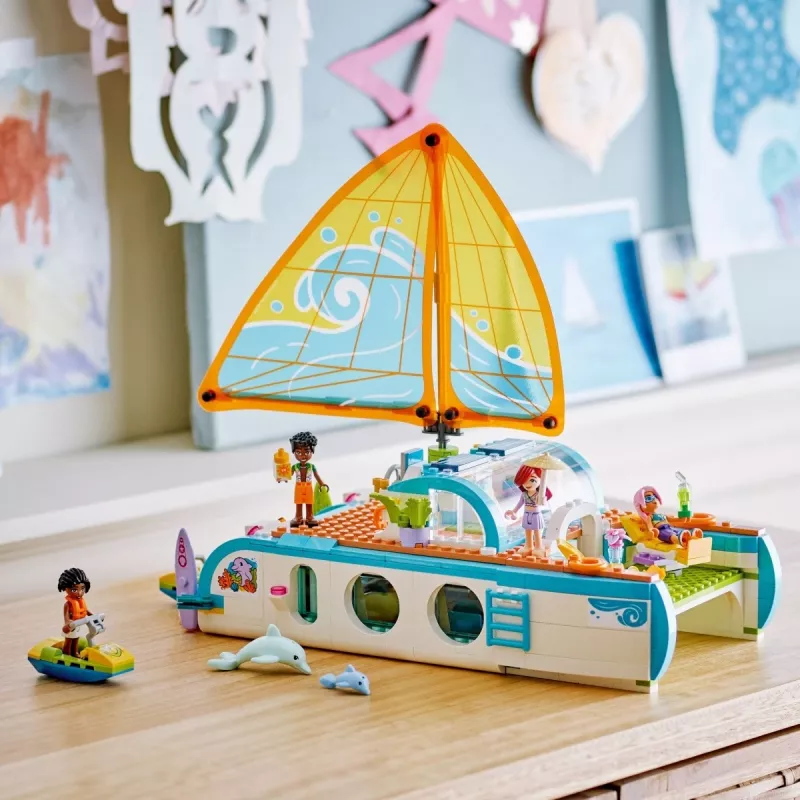 LEGO Friends 42664 Aventura de barco conjunto de construção, 685 peças, a partir dos 8 anos