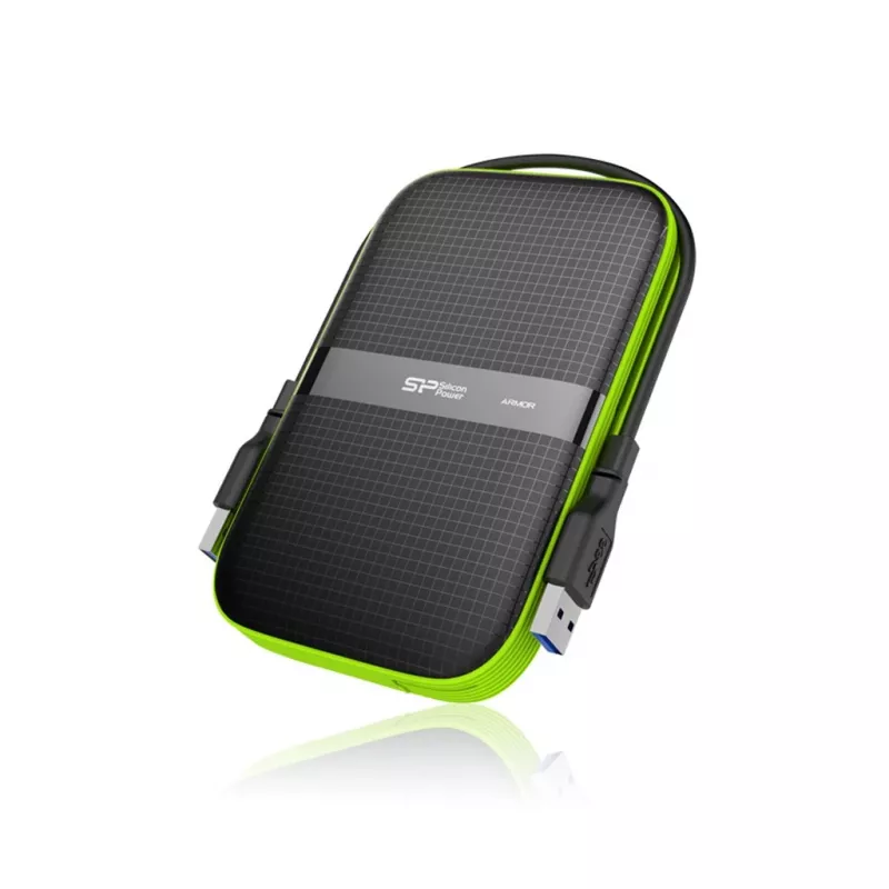 SILICON POWER Armor A60 - Disco - 5TB - externo (portátil) - 2.5 (6,4 cm) - USB 3,1 Gen 1 - Preto (SP050TBPHDA60S3K)