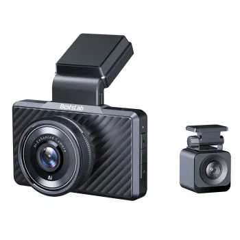 Dashcam Botslab G500H Pro — 3K frente + 1080p traseira, GPS, 2,4 GHz WLAN
