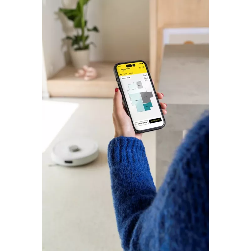 KÄRCHER RVC 3 Comfort Extra aspirador robô com estação de base