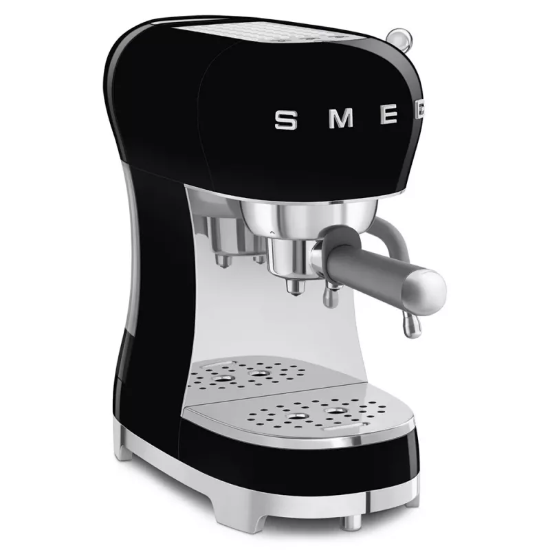 SMEG 50's Style ECF02BLEU máquina de espresso, 15 bar, preta