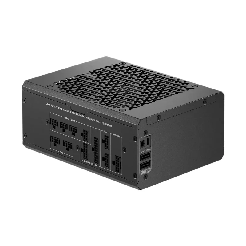 Fonte de alimentação CORSAIR HX1200i 1200 W ATX 24-Pin 80 PLUS Platinum, refrigeração ativa (140 mm), preto