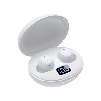 Auscultadores sem fios White Shark GEB-TWS-02 Vortex branco