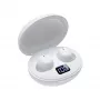 Auscultadores sem fios White Shark GEB-TWS-02 Vortex branco