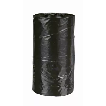Sacos para dejetos Trixie Poop Bags 2332, plástico, preto, 4 rolos × 20 unid. (80 sacos)