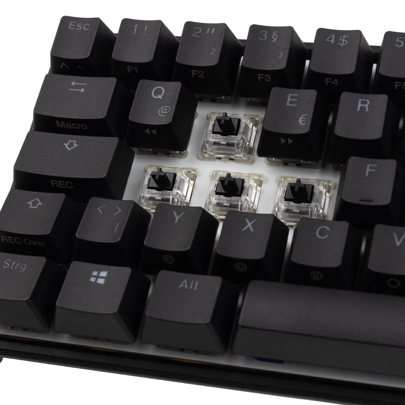Teclado gaming Ducky Mecha Pro SF USB alemão preto