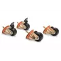 Rodas castor Digitus DN-19 CASTOR-OR preto bronze 250 kg
