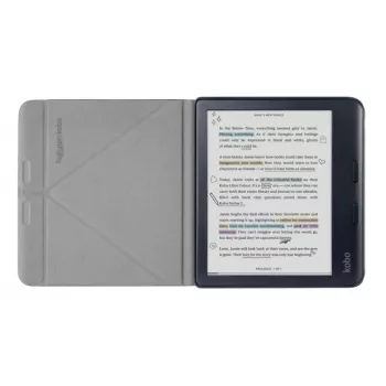 Capa tipo carteira Rakuten Kobo SleepCover 17,8 cm preto