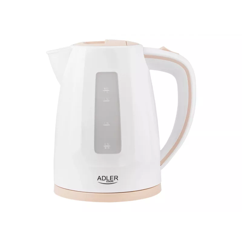 Chaleira elétrica Adler AD 1264 1,7 L 2200 W avelã branca