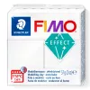 Massa de modelar FIMO effect branco translúcido 8010-014 — efeito branco translúcido, massa de polímero macia, barra de 57 g