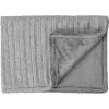 Cobertor elétrico Medisana HB 680, 120 W, peluche cinzento