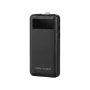 Powerbank RealPower PB-10000 Plus 10.000 mAh 20 W 2×USB-A 1×USB-C preto
