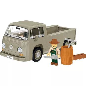 Kit de montagem Cobi Volkswagen T2a Camião de caixa aberta 1:35 cinzento