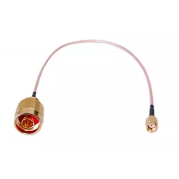 Cabo pigtail de antena Extralink PIGTAIL RP-SMA/N-MALE MIMOSA, RP-SMA (conector fêmea com pino) para conector N macho, 1 m