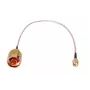 Cabo pigtail de antena Extralink PIGTAIL RP-SMA/N-MALE MIMOSA, RP-SMA (conector fêmea com pino) para conector N macho, 1 m