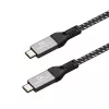 Cabo USB-C para USB-C GEMBIRD CCBP-USB4-CMCM240 1,5 m, USB4 Gen 3x2, 40 Gbit/s, 240 W, preto