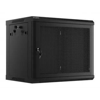 Armário de parede LANBERG WF01-6409-23B 9U, 60 kg, IP20, 600×450×512 mm, preto