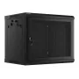 Armário de parede LANBERG WF01-6409-23B 9U, 60 kg, IP20, 600×450×512 mm, preto