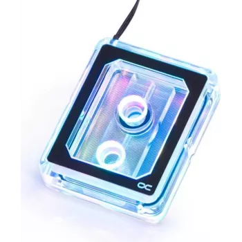 Alphacool 12981 - dissipador de água - acrílico - cobre - branco - LGA 2011-v3 (Socket R) - LGA 2066 - LGA3647-0 (Socket P0) - Socket SP3 - Socket TR4 - Socket sTRX4 - 79 mm - 63,8 mm (129