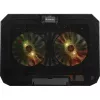Base de arrefecimento para portátil DEFENDER NS-510 com 2 ventoinhas, 2 portas USB e iluminação RGB