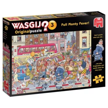 Puzzle Jumbo Wasgij Original 3- 3 Full Monty Fever 1000 peças (81923)