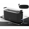 Torradeira Clatronic TA 3802 4 fatias 1400 W preta