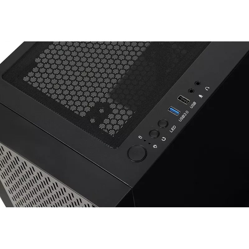 Caixa Midi Tower iBox CETUS 903 preta