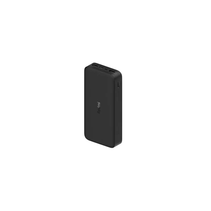 Powerbank Xiaomi Mi 20000mAh Redmi: 2 portas USB-A, carregamento rápido para dois dispositivos em simultâneo, entrada dupla Micro-USB/USB-C, bateria portátil para dispositivos móveis
