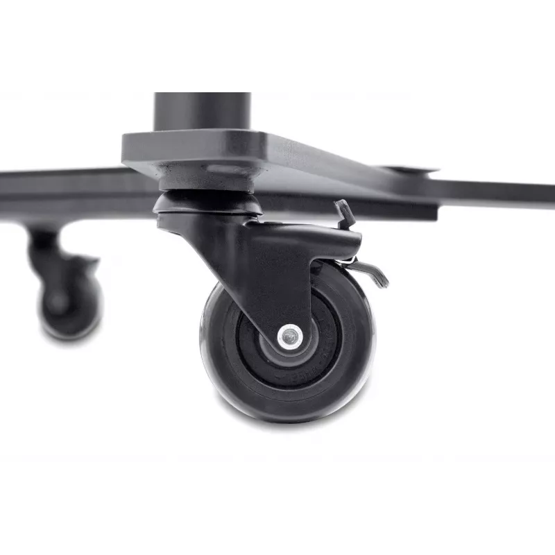 EDBAK TR51c-B carrinho para ecrãs planos de 37–60 polegadas, VESA até 600x400, altura ajustável, carga máx. 80 kg, preto