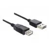 Cabo USB DeLOCK EASY-USB 2.0-A 5m preto
