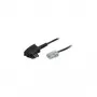 Cabo adaptador para telefone No name TAE-F para RJ-45, 2 m, transparente com extremidades pretas