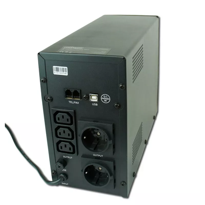 UPS Gembird EG-UPS-033 (fonte de alimentação ininterrupta) Line-Interactive 1200 VA 720 W 3 saídas AC