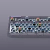 IQUNIX F97 Lavandin teclado gaming sem fios, RGB, switches MX Red, US