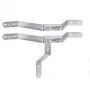 Suporte de mastro Extralink K250, 250 mm, com abraçadeiras M8, aço, galvanizado