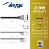 Fonte de alimentação TFX Akyga AK-T1-300 300 W, PFC ativo, ventoinha de 80 mm