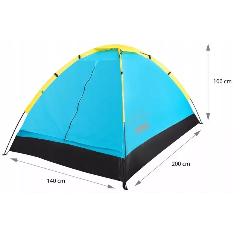 Tenda PROMIS NT60 iglu de campismo para 2 pessoas impermeável com rede mosquiteira