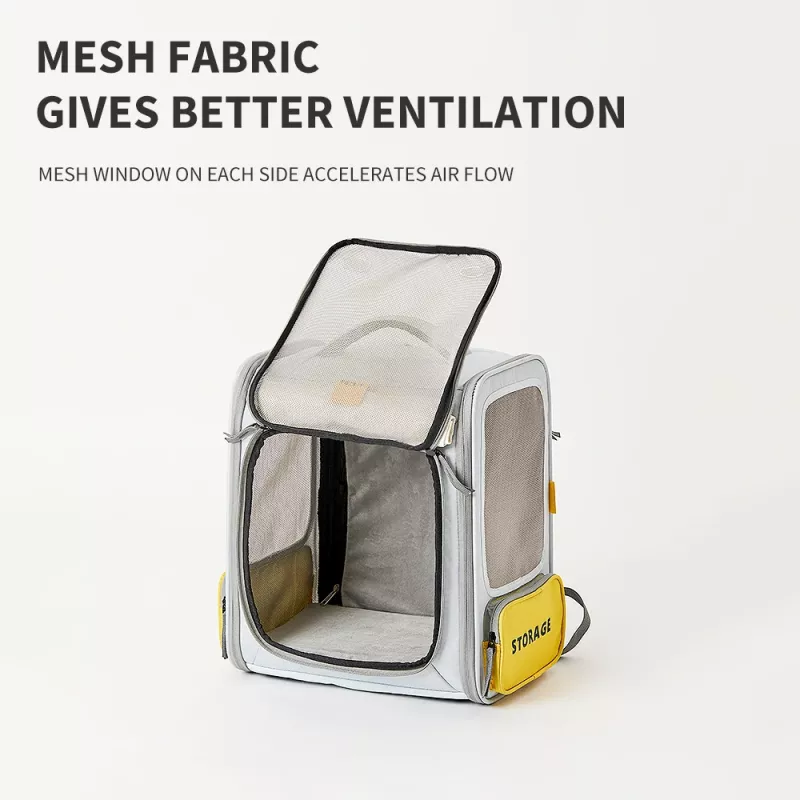 Mochila para gatos PETKIT Breezy xZone - Cinzento
